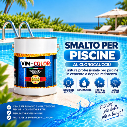 Vim color smalto per - smalto, piscine