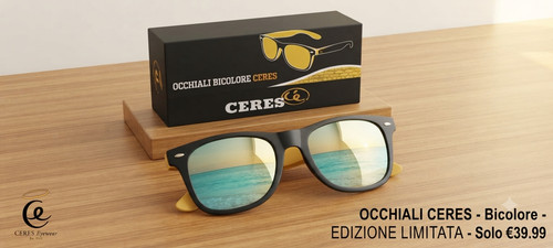 Occhiali sole bicolore - da,