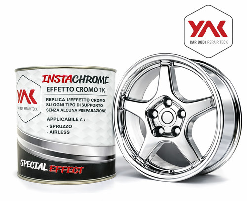Vernice effetto cromo specchio - cromo,