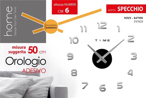 Orologio adesivo parete - orologio, da